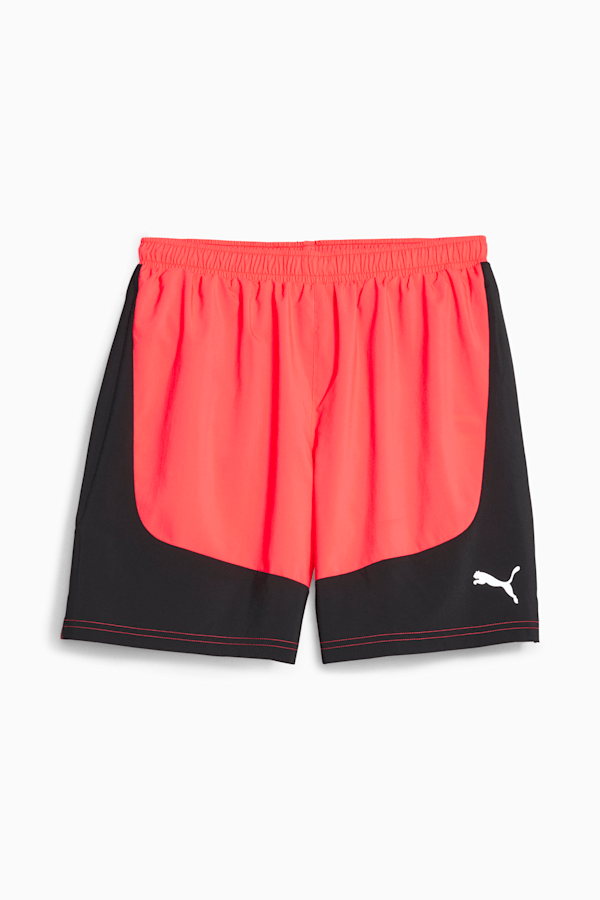 Run Favorite Velocity 7" Men's Running Shorts, Fire Orchid, extralarge